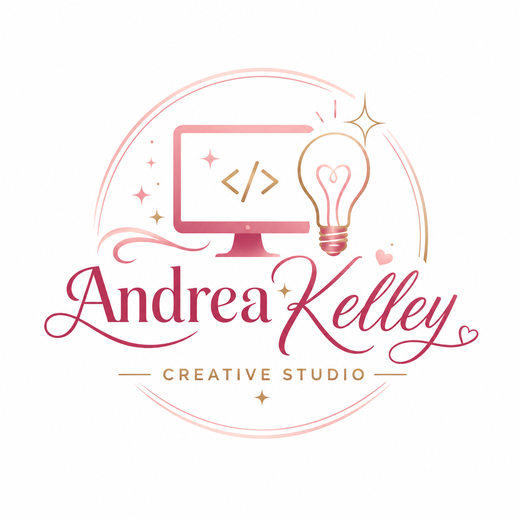 Andrea Kelley Creative Studio crest logo
