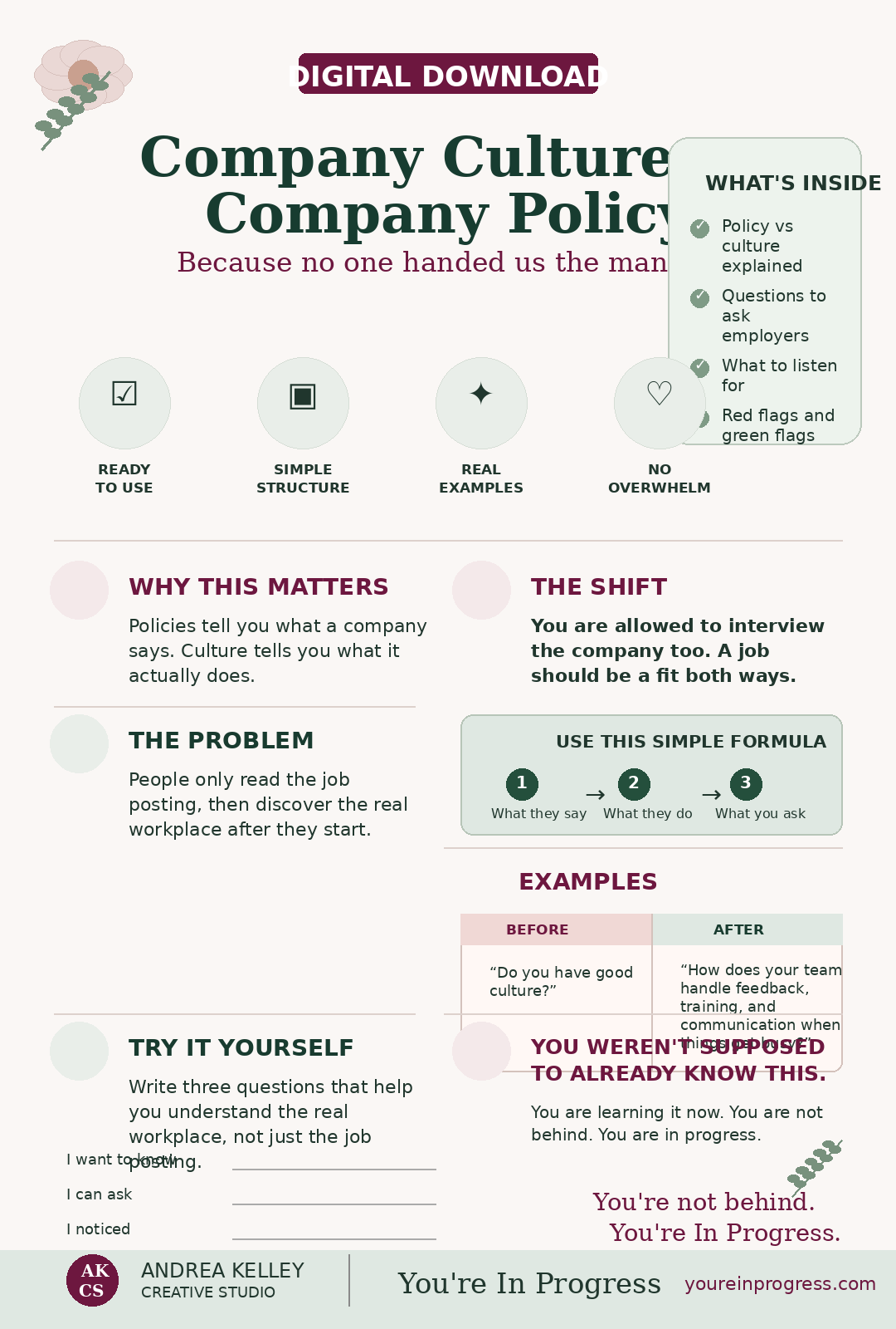 Company Culture guide preview